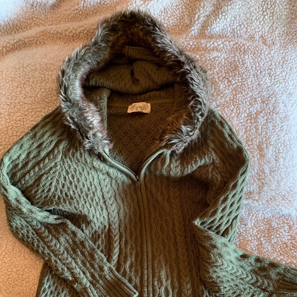 Olive hoodie from forever 21